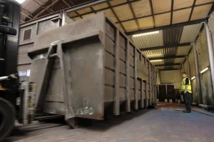 Container inspection in the factory